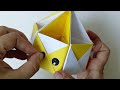 How to Make A Hexagonal Paper Pen Stand/ Easy  Paper Craft/Back to school craft