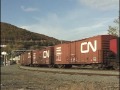 NS Train 40T Chase Buffalo Line. Eldred to Emporium, PA. 10-13-2000.