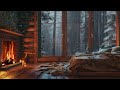 Rainy Day Reprieve: Cozy Fireplace Ambience with Relaxing Rain Sounds | Your Oasis of Calm