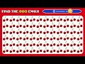 FIND THE ODD EMOJI OUT👀 | How good are your eyes in this Odd Emoji Quiz! Emoji Quiz Challenge Video
