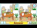 【search for the differences】Three in total! Great for brain exercises No950