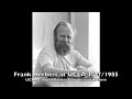 Frank Herbert speaking at UCLA 4/17/1985