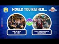 WOULD YOU RATHER | Marvel vs DC Edition |  Superhero Quiz