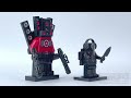 LEGO Skibidi Toilet | Titan Speakerman | Black Speakerman | Agent Speakerman Unofficial minifigures