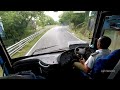 Power Steering Out. Volvo bus Struggling to Turn Extreme Hairpin bends.