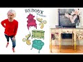 Dresser Makeover DIY How To using IOD Inlay and Debis Design Diary DIY Paint