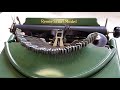 Remie Scout Model Draw Band String Replaced Main Spring Wound Remington Manual Typewriter Repaired