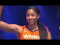 USA Basketball & Team WNBA Introduced Before All-Star Game. #WNBA #WNBAAllStar #CandaceParker #USA