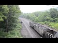 Empty NS Coal Train at Cassandra Railroad Overlook
