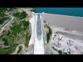Opening of the spillway gate - Banja Dam