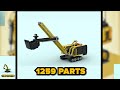 LEGO Excavators in Different Scales | Comparison