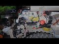 montagem do motor do trator cl01 no chassis