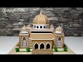DIY - HOW TO MAKE A MINIATURE OF A MOSQUE FROM CARDBOARD #58 DOMES OF A MOSQUE