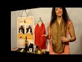 DinerWear Demo - The Fashionable Dining Scarf that Serves as an Adult Bib