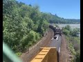 June 2024 railfanning carkeek park beach: 2nd bnsf cargo train