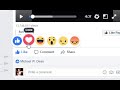 trippy moving Facebook reaction icons  Is this new?