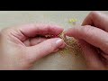 Colorful Bicones Beaded Earrings / DIY How to make beaded jewelry / Aretes / Orecchini /Tutorial#317