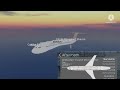 Hard drop | Roblosky flight 45 (Roblox Emergency Landing)