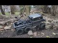 Axial SCX10 UMG 6x6 Recovery Rig review and run at Crawler County. The gem of our fleet!!!!