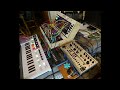 sessions (Eurorack drums and percussion, Arturia Keystep Pro, Roland J-6, Behringer TD3-MO)
