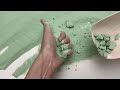 ASMR only soft green baking soda