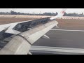 Airbus A320 landing at Chengdu airport
