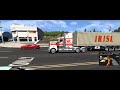 ATS 1.50 4K | Bend OR To Astoria OR | Kenworth T909 & O'phee A-Double Containers Trailer #ats