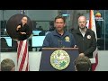 Gov. DeSantis holds news conference on Tropical Storm Debby