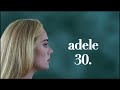 30 by adele slowed and reverb (full album)