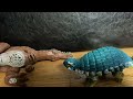 Irritator vs Ankylosaurus (Dinosaur Stop Motion Animation)