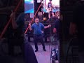 Fremont st experience janitor rocking out