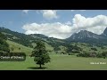Switzerland Scenic Train Rides 🇨🇭 Swiss Cantons 4K