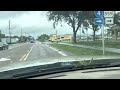 Driving through downtown Polk City, Fl after Hurricane Ian. 9/29/2022