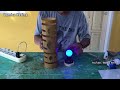 Membuat lampu tempel / lampu dinding minimalist dari bambu || DIY ~ Kerajinan dari Bambu
