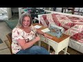Americana Quilting - Unveiling Vintage Charm: Our White Sewing Machine