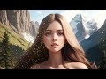 Enchanting Ambient Fantasy Music With Beautiful Girl In The Mountain | 1 Hour of Serenity