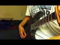 Reject yourself main riff guitar cover