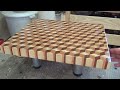 Making a 3D end grain cutting board #2