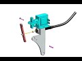 Clutch actuator explode animation2