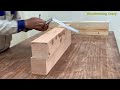 Red Ash Wood - The Carpenter's Process Of Creating Large Table From 2 Precious Red Ash Wood Panels