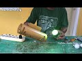 Membuat Lampu Dinding Minimalist ~ Kerajinan dari Bambu