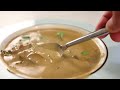 (Fancy) cream of mushroom soup | dry + fresh mushrooms