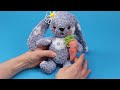 A plush bunny out of socks easily - everybody will like it!