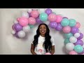EASIEST balloon arch tutorial without stand | PARTY DASH
