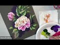 Learn to Paint One Stroke - Relax and Paint With Donna - Peony Floral Bouquet | Donna Dewberry 2022