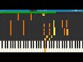 Worst Pies in London - Sweeney Todd, The Demon Barber of Fleet Street [Synthesia Piano Tutorial]