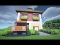 ⛏️ Minecraft Tutorial :: 🧱 A Cozy Brick Survival House [마인크래프트 아늑한 벽돌 집짓기 건축 강좌]