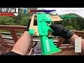 Nerf War | Amusement Park Battle 80 (Nerf First Person Shooter)