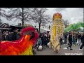 Happy Chinese New Year 2024 | #Lion dance at the bazaar | #-Dragon dance -  4K