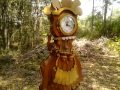 Folk Art Grandmother Clock